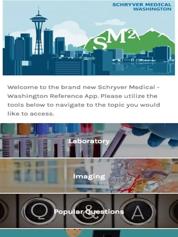 Schryver Medical Washington Reference App iPad 应用截图
