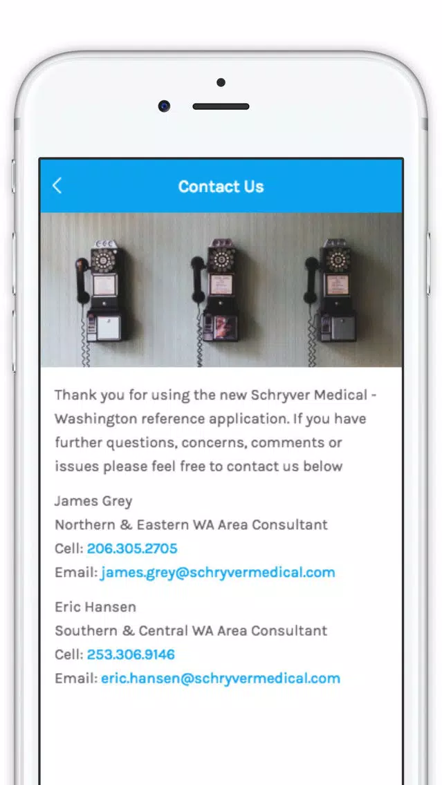 Schryver Medical Washington Reference App应用截图