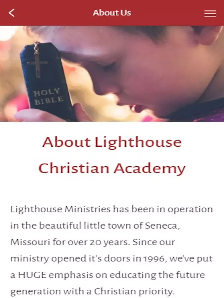 ภาพหน้าจอของ Lighthouse Christian Academy iPad 