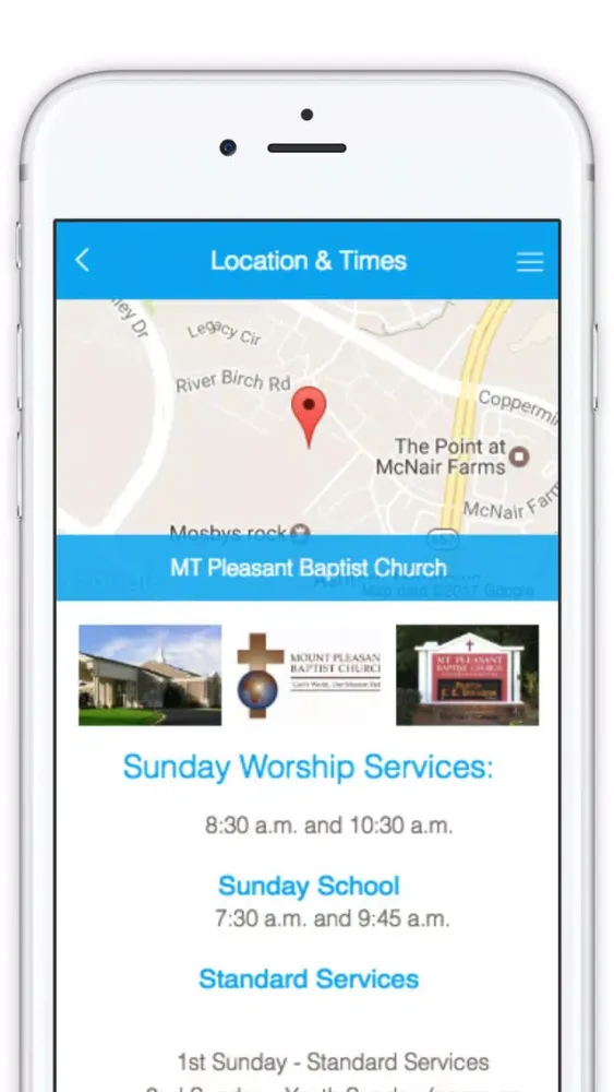 Capturas de tela do Mount Pleasant Baptist