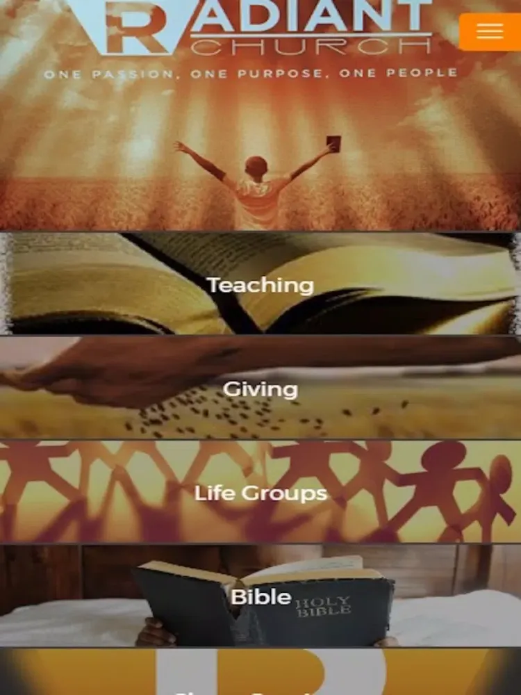 Скриншоты Radiant Church Charlotte App iPad 