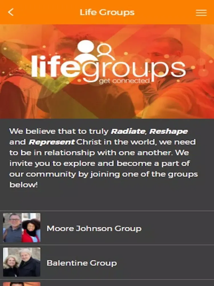 Скриншоты Radiant Church Charlotte App iPad 