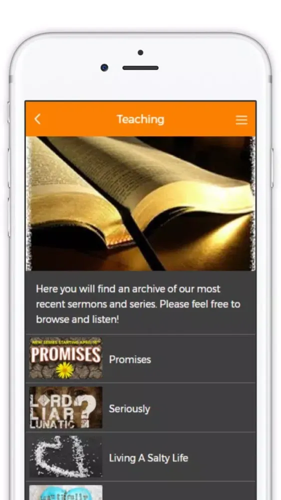 Скриншоты Radiant Church Charlotte App