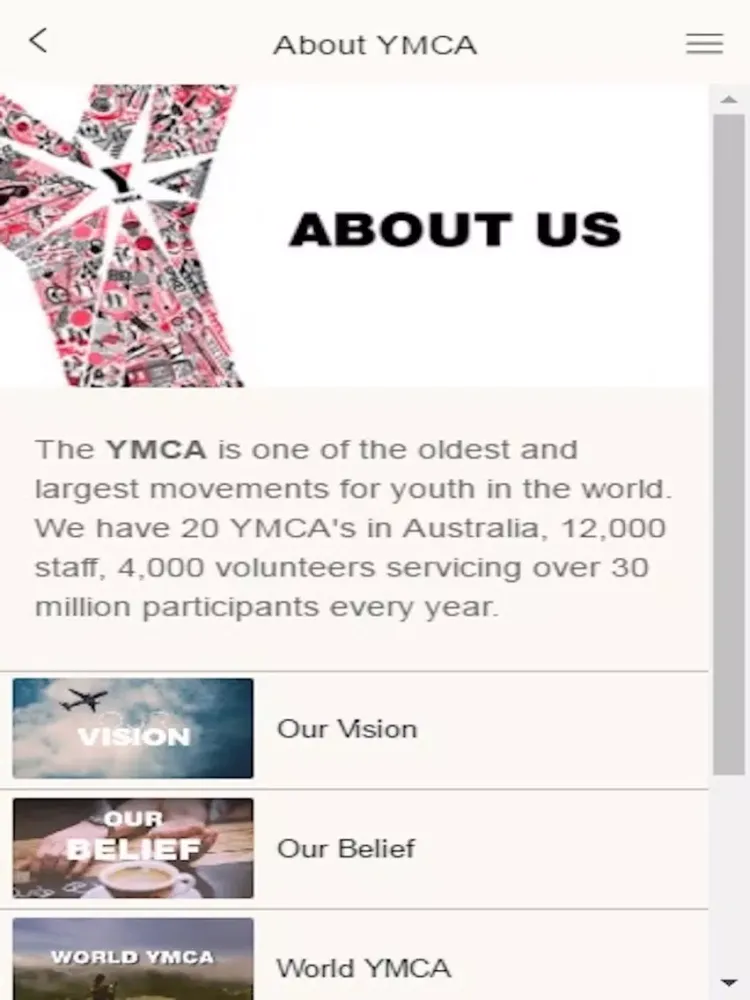 YMCA Australia Youth Empowerment iPad  Screenshots