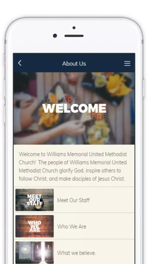 Captures d'écran de Williams Memorial UMC