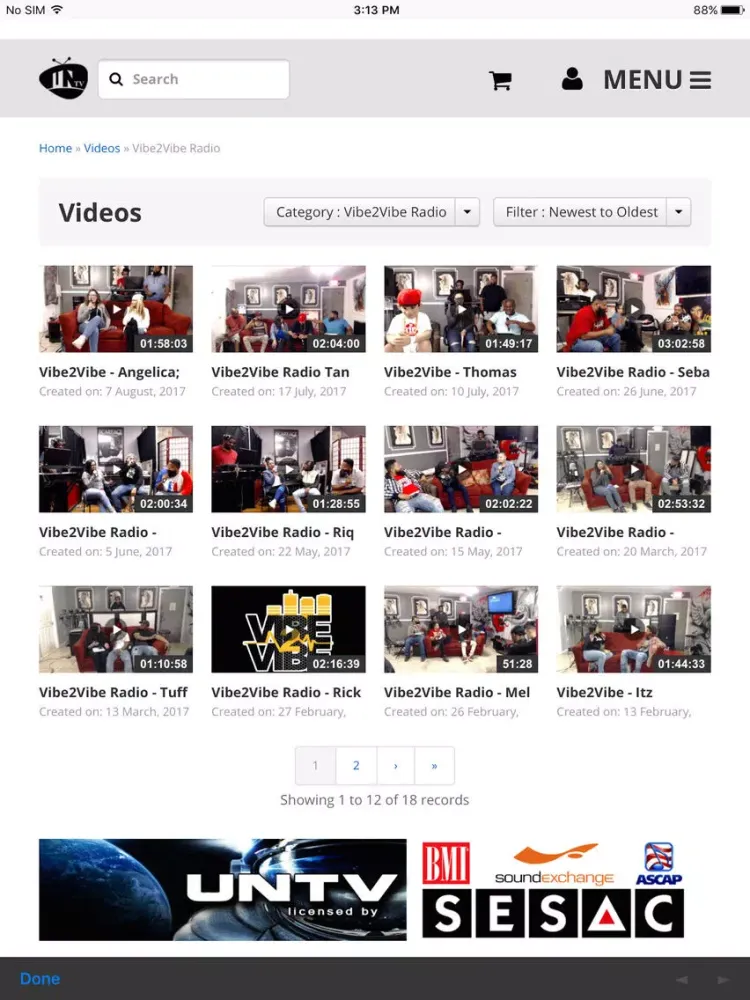 Vibe2Vibe iPad 應用截圖