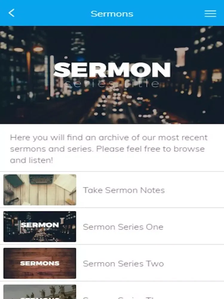 صور Applaud Church App iPad 