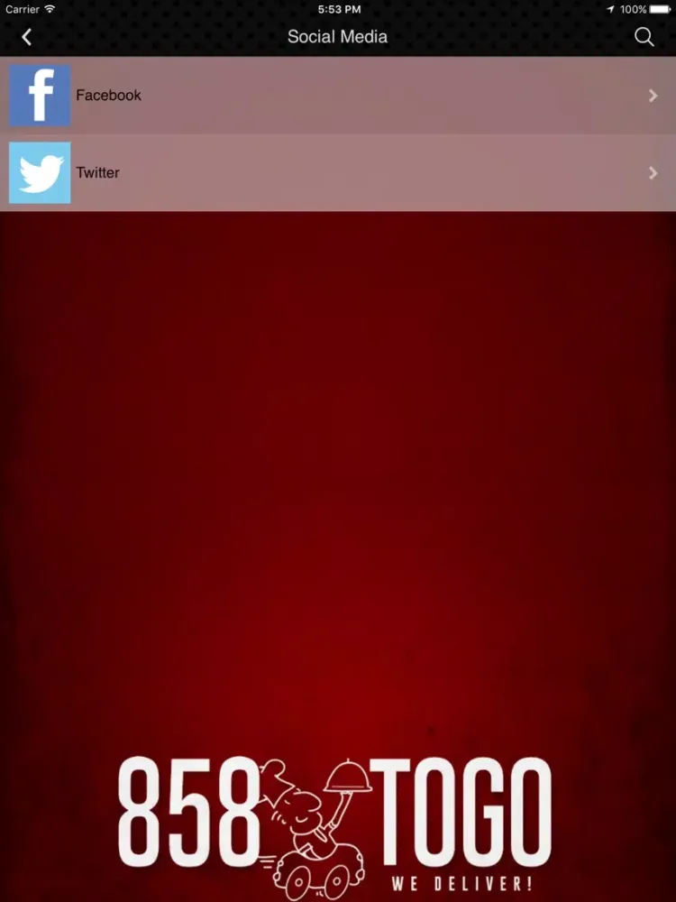 Скриншоты Dining Express 858-ToGo iPad 