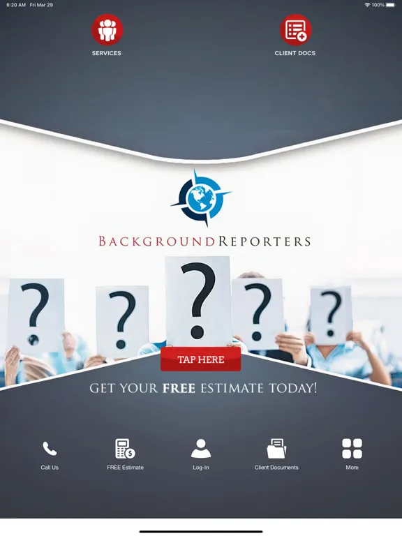 Background Reporters iPad  스크린샷