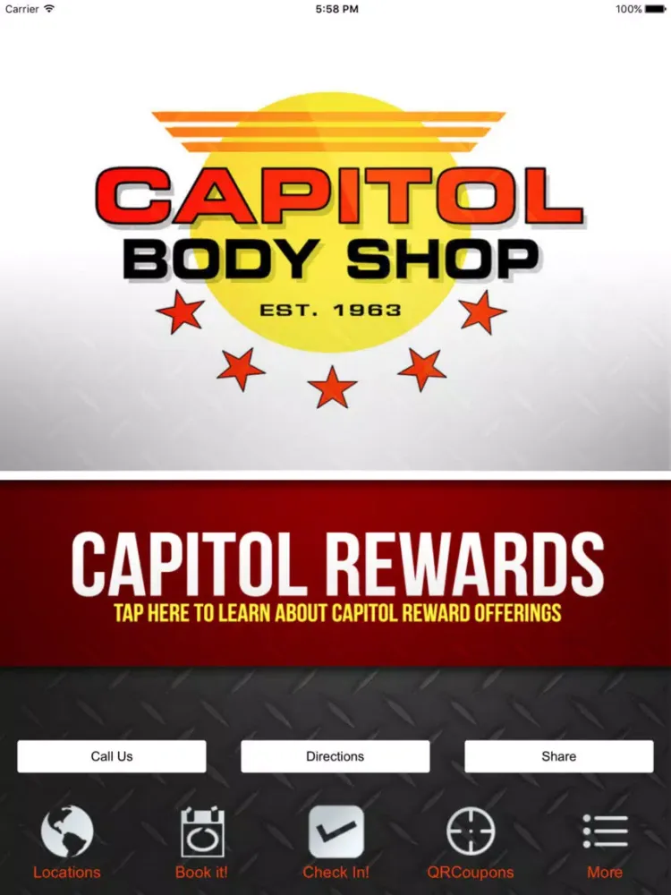 Capitol Body Shop iPad  Ekran Görüntüleri