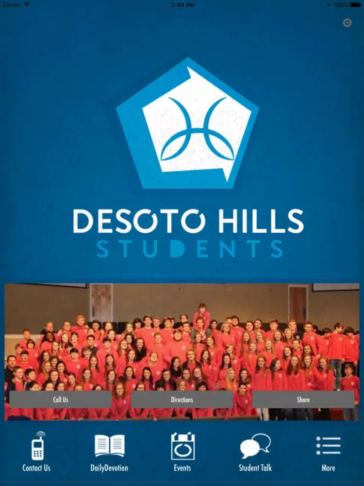 DeSoto Hills Student Ministry iPad  Screenshots