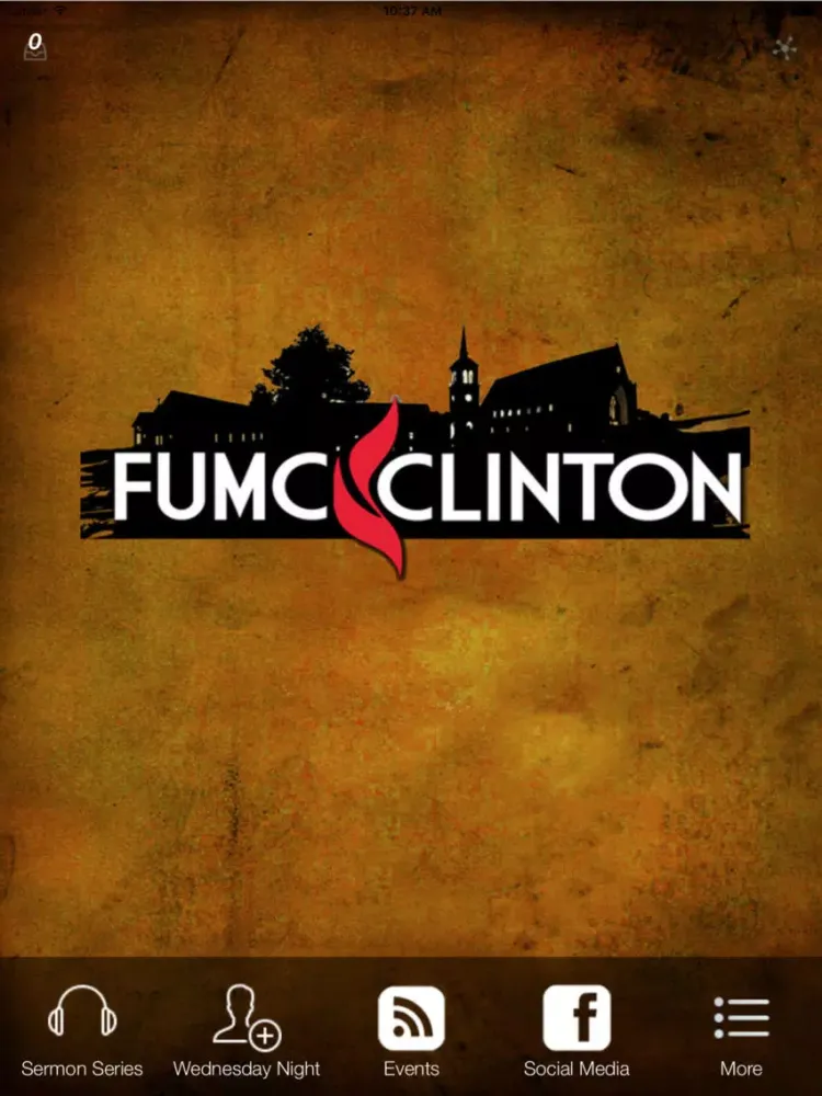 Capturas de pantalla de Clinton FUMC iPad 