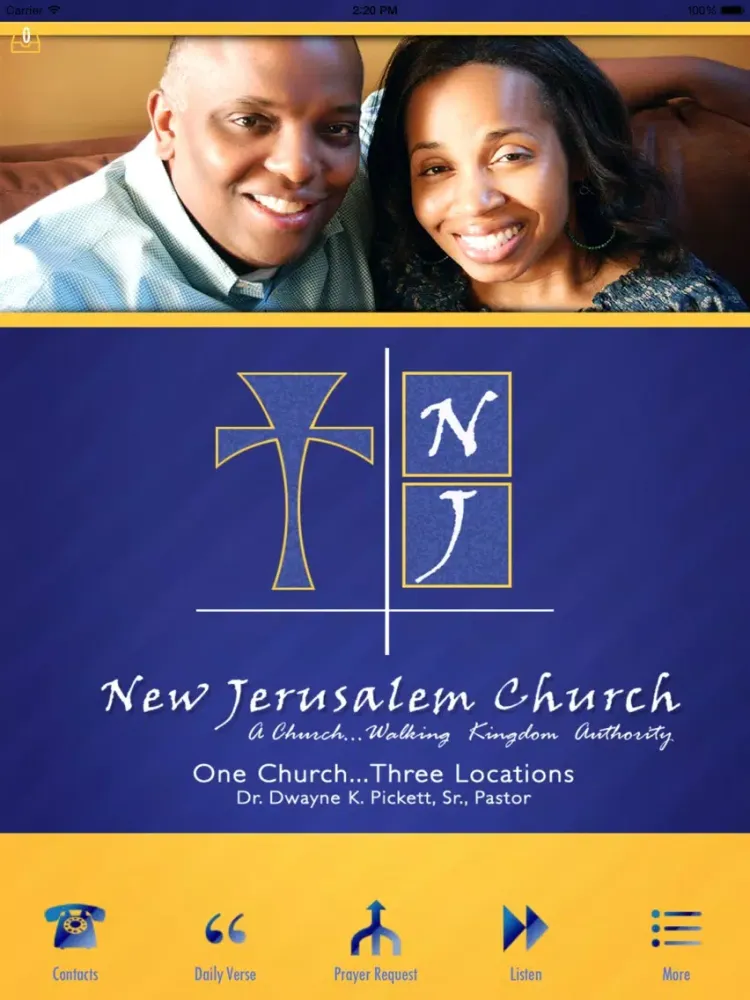 Capturas de pantalla de New Jerusalem Church iPad 