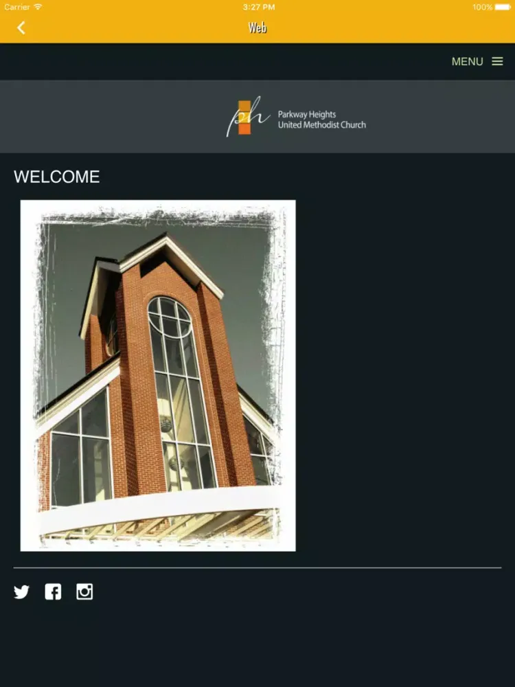 Скриншоты Parkway Heights UMC iPad 