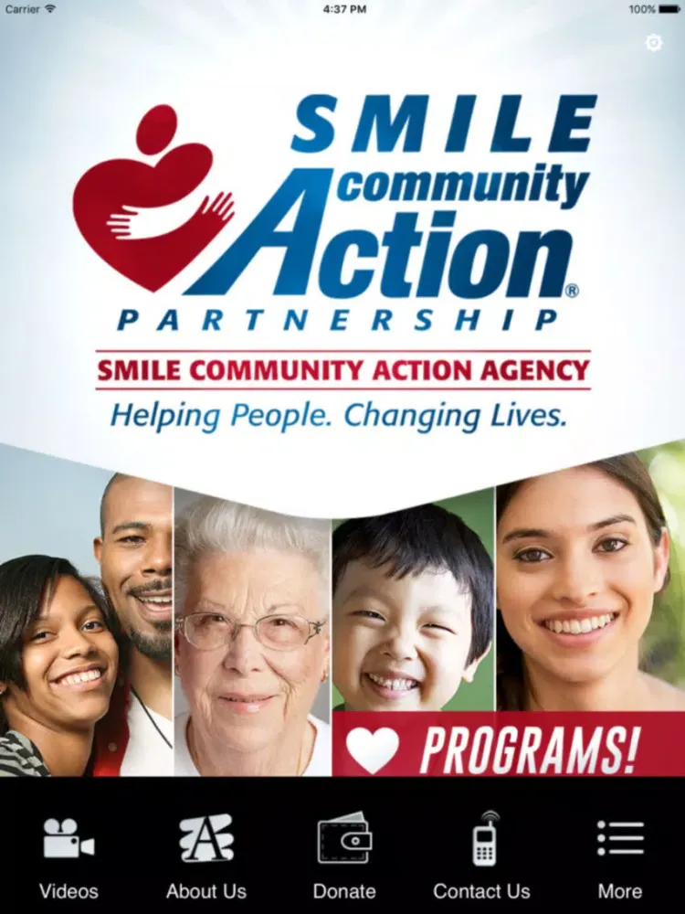 ภาพหน้าจอของ SMILE Community Action Agency iPad 