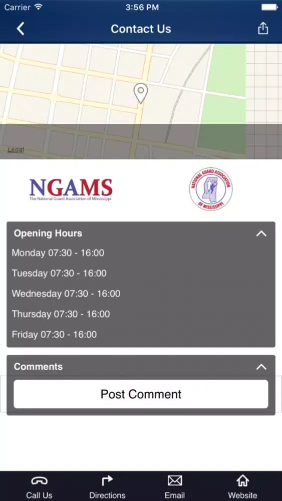 National Guard Association MS Screenshots