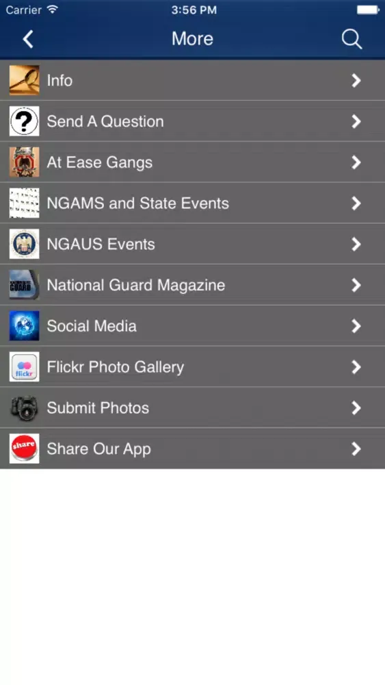 National Guard Association MS Screenshots