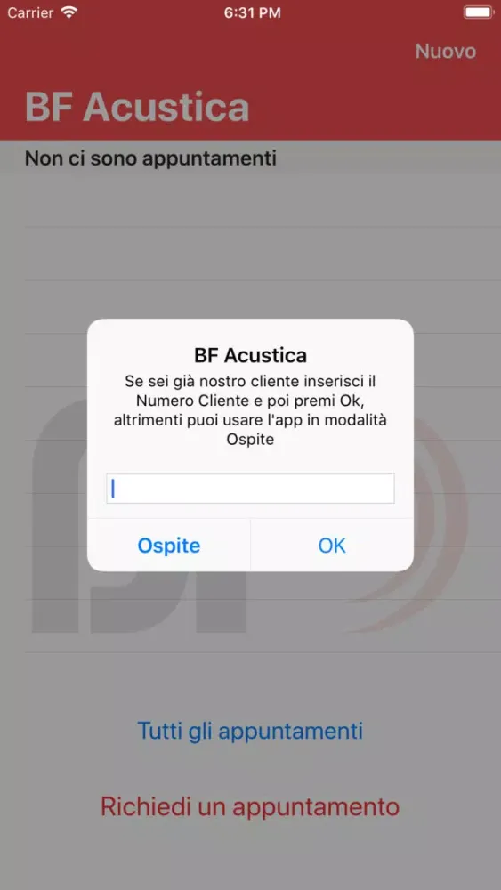 Capturas de tela do BF Acustica