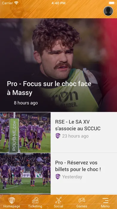 SA XV Charente Rugby Screenshots