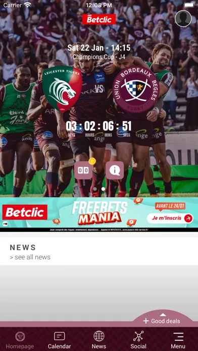 UBB Rugby Screenshots