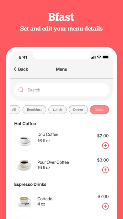 Zrzuty ekranu BFast: Vendor
