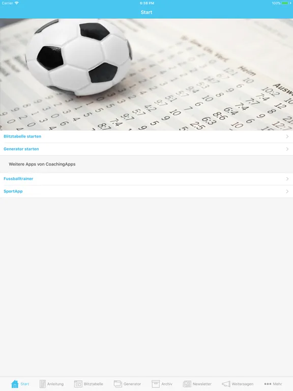 Zrzuty ekranu Standings iPad 