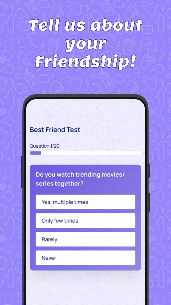 Tangkapan skrin BFF Test