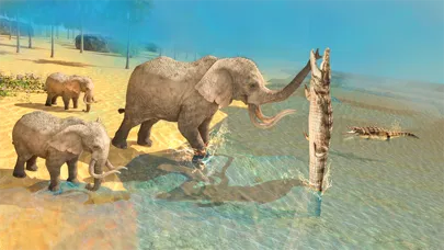 Crocodile Hungry Animal Games 스크린샷