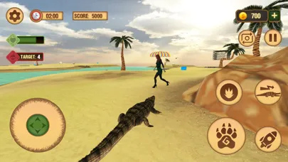 Crocodile Hungry Animal Games 스크린샷