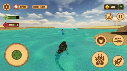 Crocodile Hungry Animal Games 스크린샷