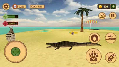 Crocodile Hungry Animal Games 스크린샷