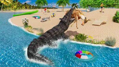 Crocodile Hungry Animal Games 스크린샷