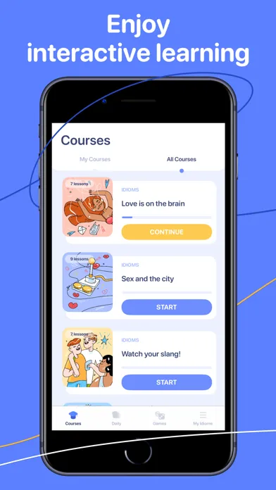 Captures d'écran de English language: Learn & Play