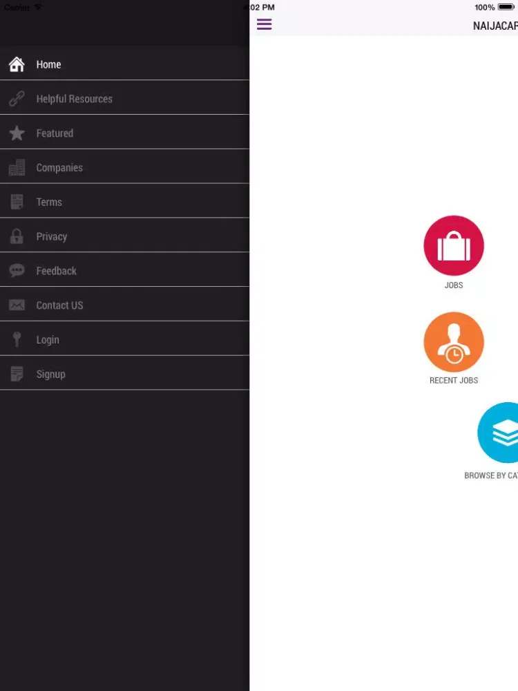 Naija Careers iPad  Screenshots