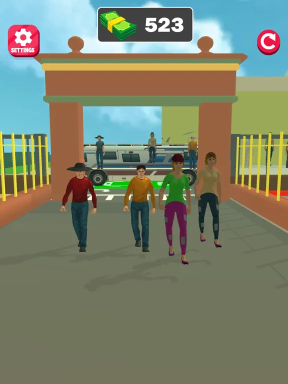 Ultimate Fun Park Simulator 3D iPad  Screenshots