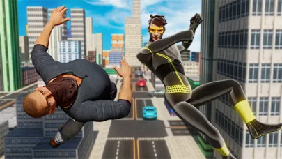 Amazing Flying Rope Hero 3D سکرین شاٹس