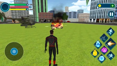Amazing Flying Rope Hero 3D سکرین شاٹس