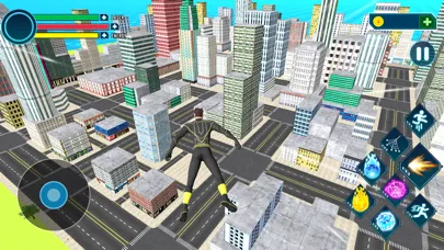 Amazing Flying Rope Hero 3D سکرین شاٹس