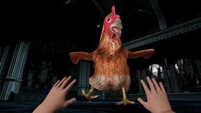 Tangkapan layar Scary Chicken Escape Game
