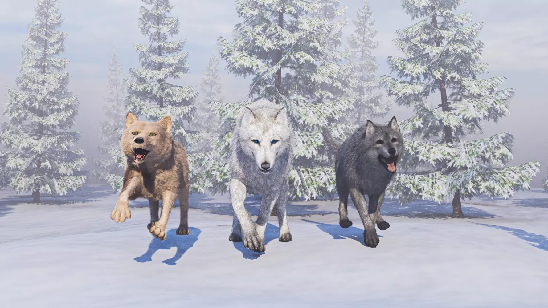 Wild Wolf Simulator Life Game Screenshots