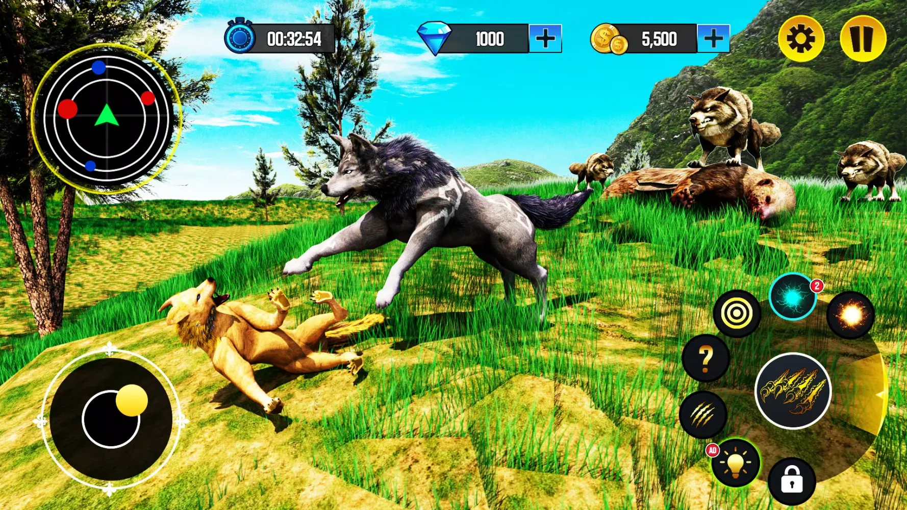 Wild Wolf Simulator Life Game Screenshots