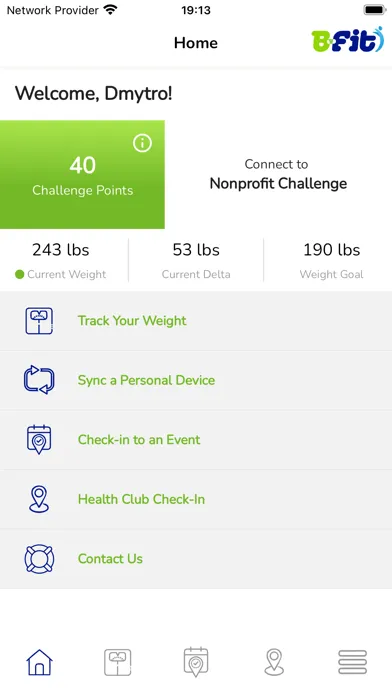 Tangkapan layar BFit Mobile: Your Benefits App
