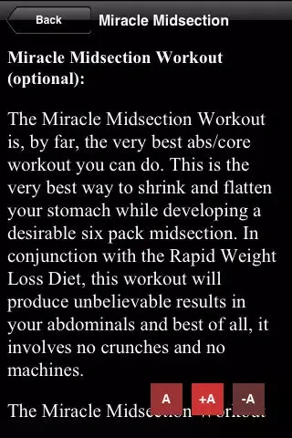 Rapid Weight Loss Diet App Screenshots