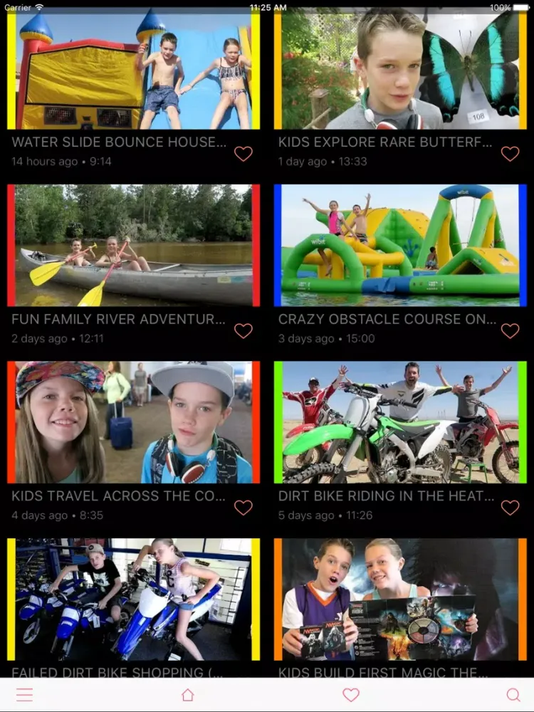 Capturas de tela do ClintusTV iPad 