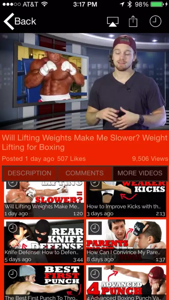 ภาพหน้าจอของ fightTIPS Self Defense Guides