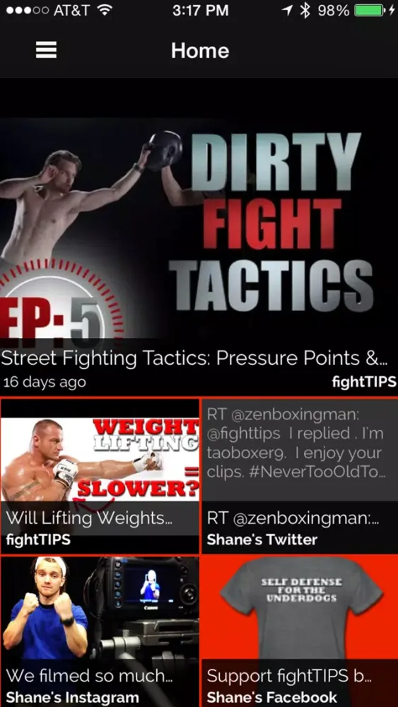 ภาพหน้าจอของ fightTIPS Self Defense Guides