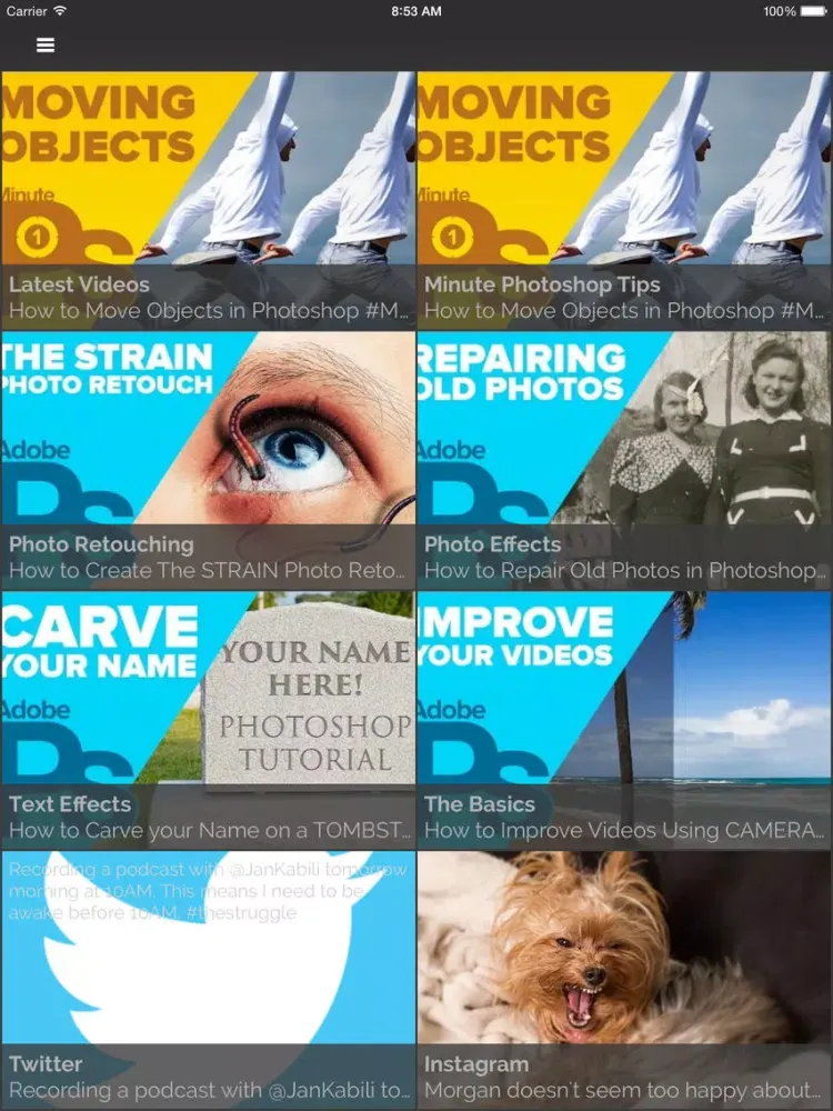 Screenshot di Video Tutorials for Photoshop iPad 