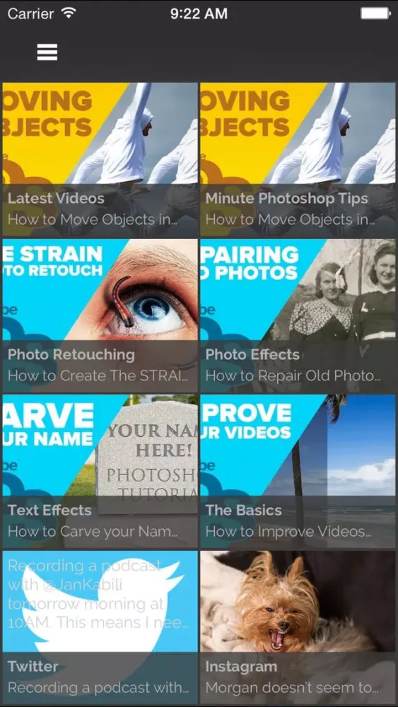 Screenshot di Video Tutorials for Photoshop