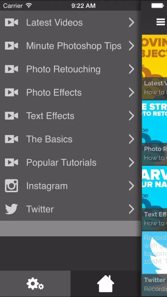 Screenshot di Video Tutorials for Photoshop
