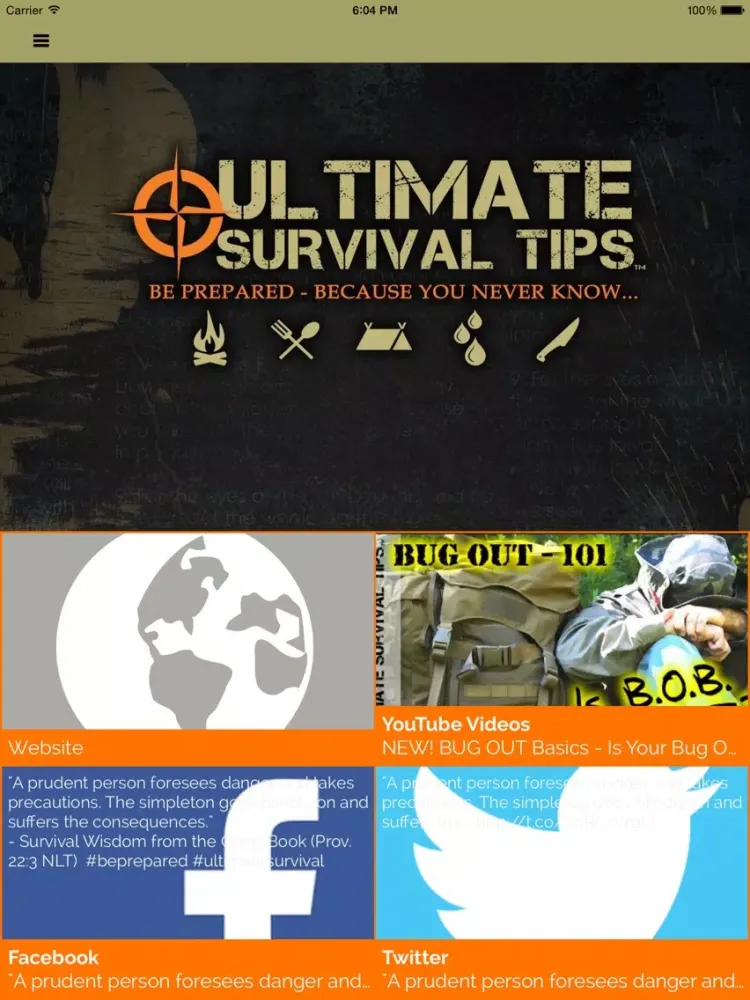 Ultimate Survival Tips iPad  سکرین شاٹس